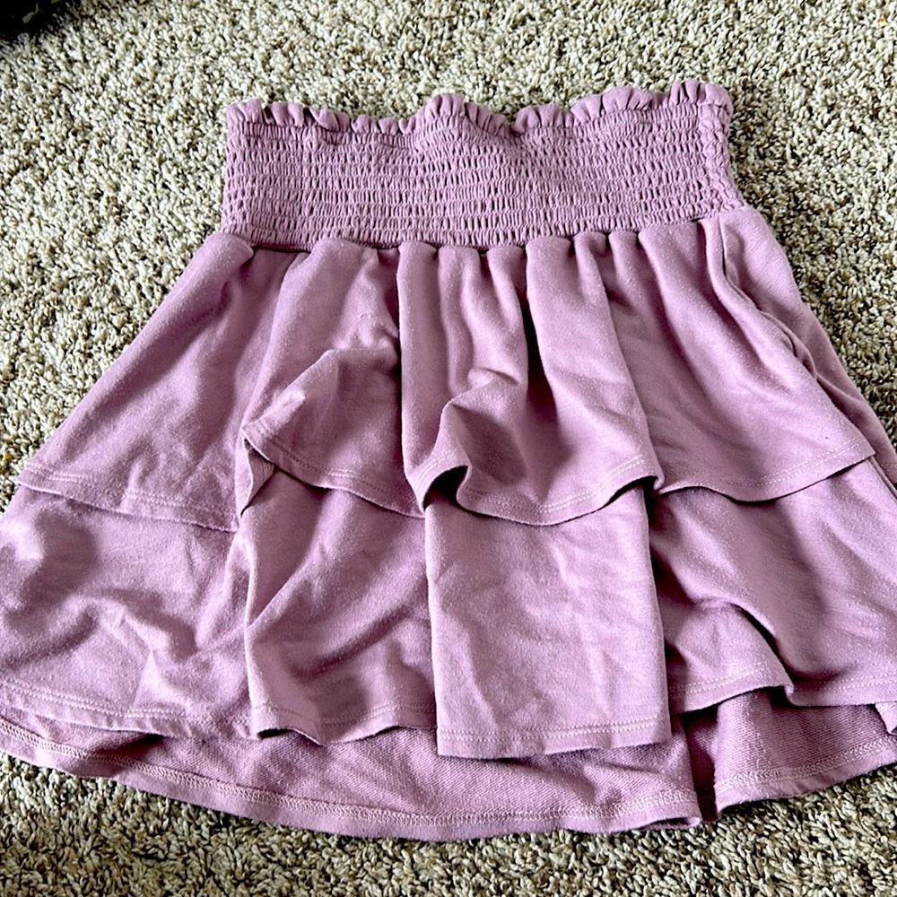 beautiful purple skirt